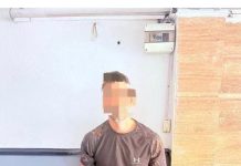 Un hombre discutió con su padre en San Justo, subió con su auto a la vereda, lo atropelló y fue detenido: el video