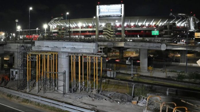 Este lunes por la noche cerrarán la autopista Illia por avance de obras en el Puente Labruna