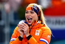 Jutta Leerdam sumó otra medalla en los Juegos Olímpicos de Invierno: la reacción de su novio Jake Paul