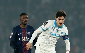 La polémica frase de Ousmane Dembélé contra el argentino Leonardo Balerdi en la goleada del PSG por el clásico de la Ligue 1