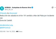 Tragedia en el comienzo del fin de semana largo de Carnaval: un joven murió tras un choque frontal en la Ruta 2