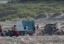 Trasladaron a una clínica de la Ciudad de Buenos Aires a la joven que volcó en una UTV en Villa Gesell