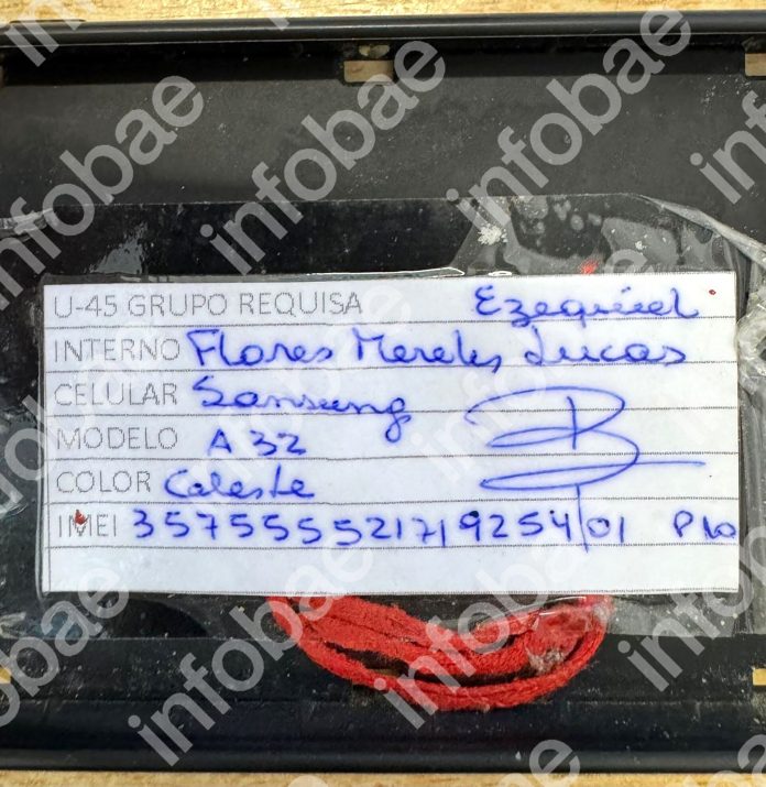 “U-45 requisa”: el celular con el que “La Banda del Millón” ordenaba los robos estaba permitido en la cárcel