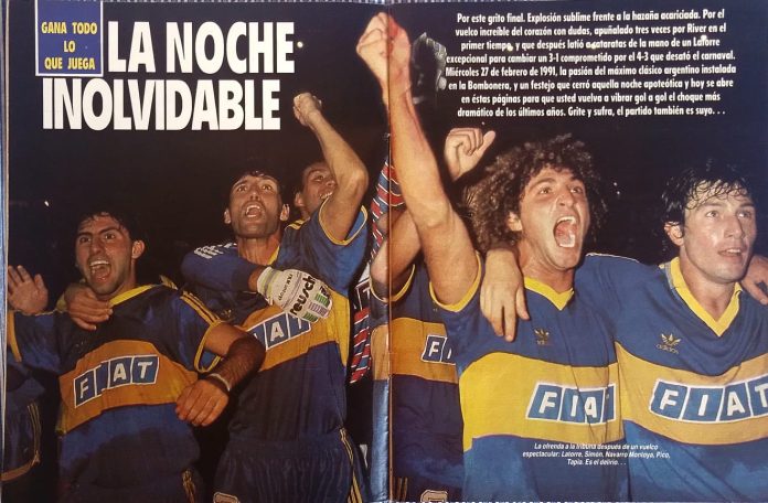 Un Superclásico histórico, definido con un golazo de Diego Latorre: a 35 años del Boca-River que comenzó a marcar la paternidad de los 90