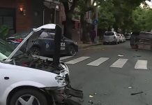 Violento choque y vuelco en Saavedra: cinco heridos tras la colisión entre un auto y una camioneta