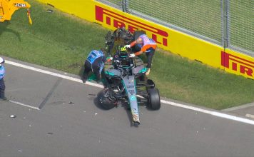 Andrea Kimi Antonelli destrozó su Mercedes en la última práctica del Gran Premio de Australia de la Fórmula 1