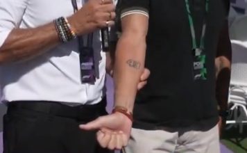 Aníbal Colapinto mostró el tatuaje que se hizo en honor a su hijo Franco y recordó la frase de un famoso entrenador