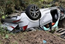Brutal accidente fatal en Entre Ríos: un conductor perdió el control de su auto, volcó y murió