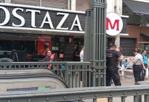 Caballito: cayó mampostería dentro de un local de comidas y evacuaron a clientes y empleados