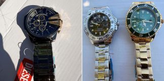 Casio, Rolex y Diesel: Aduana secuestró más de 26 mil relojes truchos valuados en casi mil millones de pesos