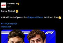El gesto de Gasly que sorprendió a Colapinto tras el Gran Premio de China de Fórmula 1