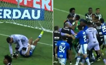 Golpes, patadas voladoras e intervención policial: la escandalosa final entre Cruzeiro y Atlético Mineiro y los argentinos involucrados