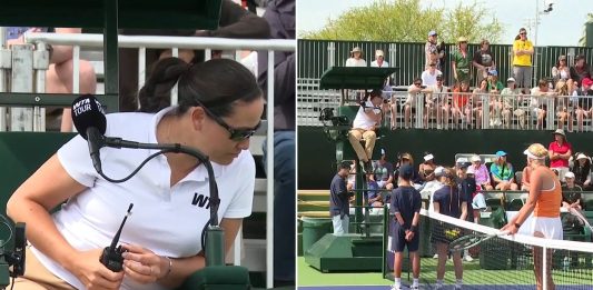 Insólito: un partido en Indian Wells estuvo demorado casi 10 minutos porque no había pelotas