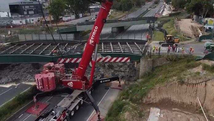 La autopista Dellepiane está cerrada durante el fin de semana largo por la construcción de puentes