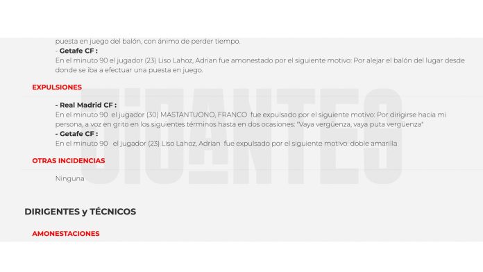 La fuerte reacción de Álvaro Arbeloa tras la expulsión de Mastantuono en el Real Madrid: preocupación por el informe del árbitro