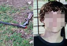 La primera imagen de la escopeta que utilizó el tirador de la escuela de San Cristóbal