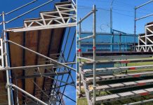 Las tribunas tubulares que estrenó Estudiantes de Río Cuarto para recibir a River Plate