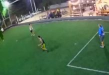 Video: pánico en un partido de fútbol amateur por una balacera en La Matanza