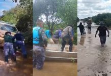 Crecida del rio Bermejo: 33 familias fueron evacuadas y continúan los operativos de asistencia en Chaco