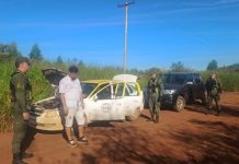 Descubrieron 300 ampollas de fentanilo ocultas debajo del asiento de un taxista durante un control en Corrientes