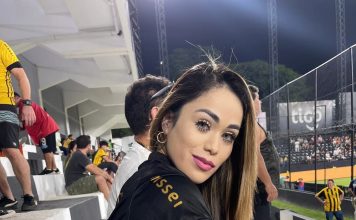 Fue albañil, se convirtió en modelo e influencer y hace furor en cada estadio que visita como “madrina” de un club de Paraguay
