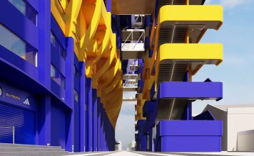 Imágenes inéditas del proyecto de ampliación de la Bombonera que propone Riquelme en Boca Juniors