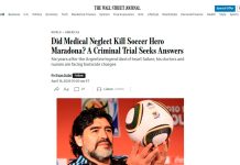 “¿Lo mató la negligencia médica?“: el juicio por la muerte de Diego Maradona llegó al Wall Street Journal