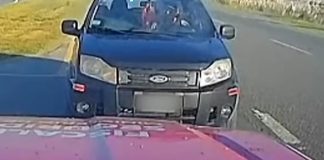 Peligro extremo en General Madariaga: lo interceptaron en la ruta 74 por manejar a contramano, sin luces ni cinturón