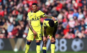 Preocupación para Scaloni: Cuti Romero recibió un fuerte golpe y fue reemplazado entre lágrimas en el partido del Tottenham