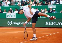 Tomás Machac dio el golpe ante Francisco Cerúndolo y lo eliminó del Masters 1000 de Montecarlo