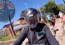 Un influencer cordobés sufrió un intento de robo mientras filmaba un video a bordo de su moto