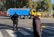 Descontrol en Saavedra: un camionero dio giros durante 30 minutos, cortó todo el tránsito, chocó y fue detenido