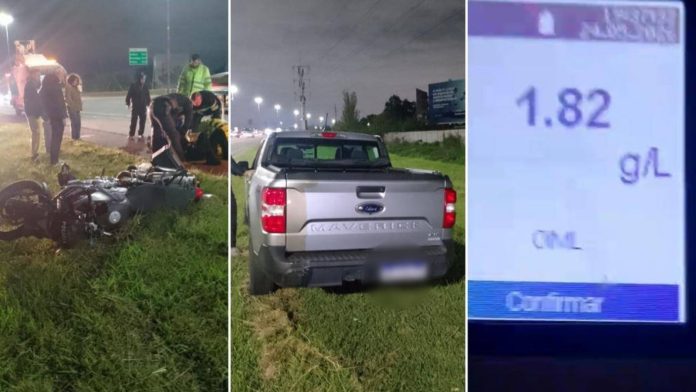 “Estoy hasta los huevos”: manejaba borracho, quiso evitar un control y atropelló a un policía en Berazategui