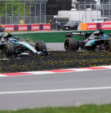 Polémica en Mercedes por el toque de George Russell y Kimi Antonelli que casi los deja afuera de la Sprint del GP de Canadá