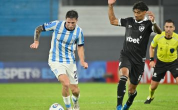 Por un blooper, Racing pierde con Botafogo y se complica en la Copa Sudamericana