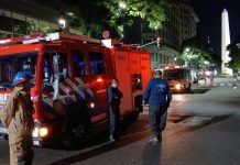 Se incendió un hotel en pleno centro porteño: hubo 6 heridos y 100 huéspedes evacuados