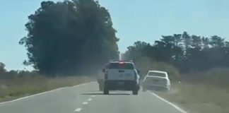 Video: planeaba atacar con bombas molotov a su expareja y lo detuvieron tras una feroz persecución por la ruta