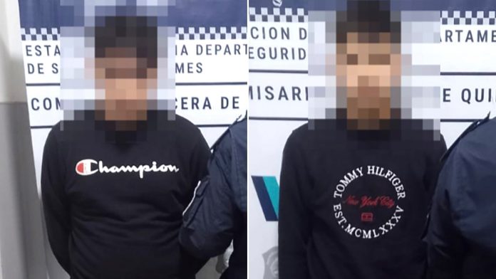 VIDEO: quisieron robar una casa en Quilmes, los sorprendió la policía y fueron detenidos