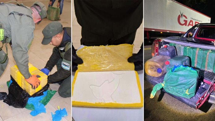Circulaba por una ruta en Tucumán, lo detuvieron en un control y le hallaron casi media tonelada de cocaína