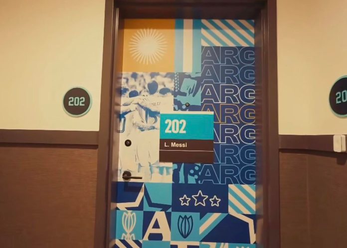 El detalle de la habitación de Messi en el hotel de la selección argentina que causó furor en la previa al Mundial