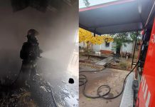Incendio en Guaymallén: una nena de 2 años se quemó parte del rostro y tres mujeres se intoxicaron