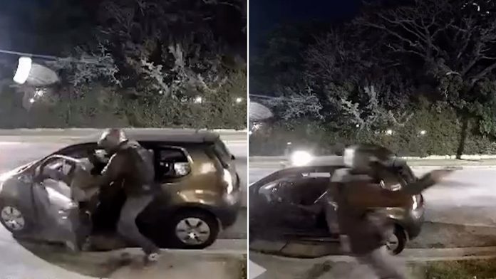 “Llevate todo”: el desesperado pedido de una mujer a un motochorro tras dejar a su hijo y a un amiguito frente a una casa