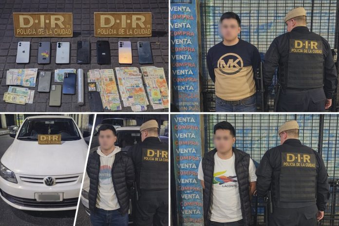 Lo buscaban por un homicidio en Chile y cayó en la Ciudad de Buenos Aires por el robo de celulares de alta gama