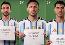 Los increíbles errores en los nombres del plantel argentino en un video de la organización del Mundial: el “parche” de emergencia