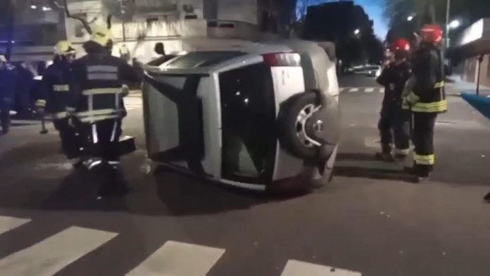 Mañana accidentada en CABA: al menos seis heridos y un perro atrapado dentro de un auto en tres siniestros viales