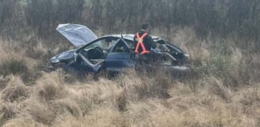 Murió un hombre tras un vuelco y choque con una camioneta en una ruta de Córdoba