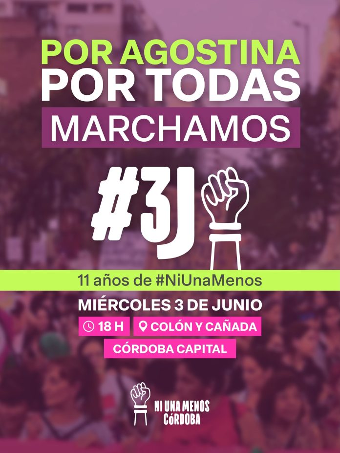 “Por Agostina”: en Córdoba habilitaron el retiro anticipado en las escuelas para ir a la marcha de Ni Una Menos