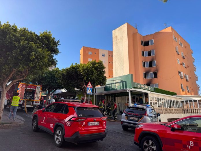 Un argentino de 58 años murió en el incendio de un edificio de Mallorca