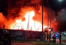 Voraz incendio en una vivienda del sur de la ciudad de Buenos Aires: trabajan bomberos y el SAME
