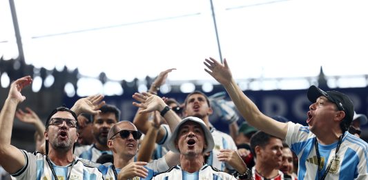 17 fotos del vibrante partido entre Argentina y Egipto por los octavos de final del Mundial